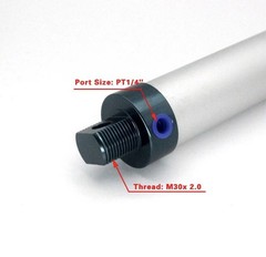 MAL40X100-CA Pneumatic Air Cylinder Bore 40mm Stroke 100mm Double Acting 1Pc