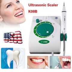 Dental Descaler Ultrasonic Piezo Scaler Handpiece Teeth Cleaning Machine &5 Tips