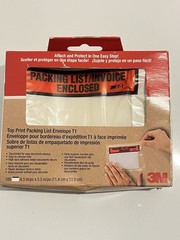 3M Non Print Packing List Envelope PLE-NP1, 4-1/2 in x 5-1/2 in (Box of 100) NEW