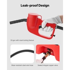 Fuel Caddy 15 Gallon Portable Fuel Tank with Gravity & Hand Pump Modes