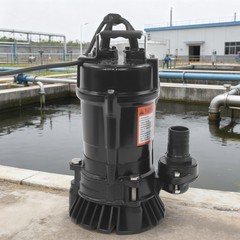 0.75HP Submersible Sewage Pump Effluent Pump 4226 GPH Metal Septic Pump 49ft
