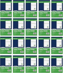 20 Pack Adams Sales Order Book, 2-Part, Carbonless, White/Canary 5-9/16 x 8-7/16