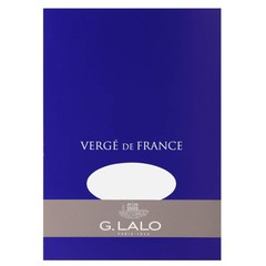 G. Lalo “Verg de France” 50 sheets tablets – 5 3/4 x 8 1/4 – White