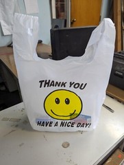 200 Large Carry Out Supermarket Grocery Retail merchandise Plastic Shopping Bag