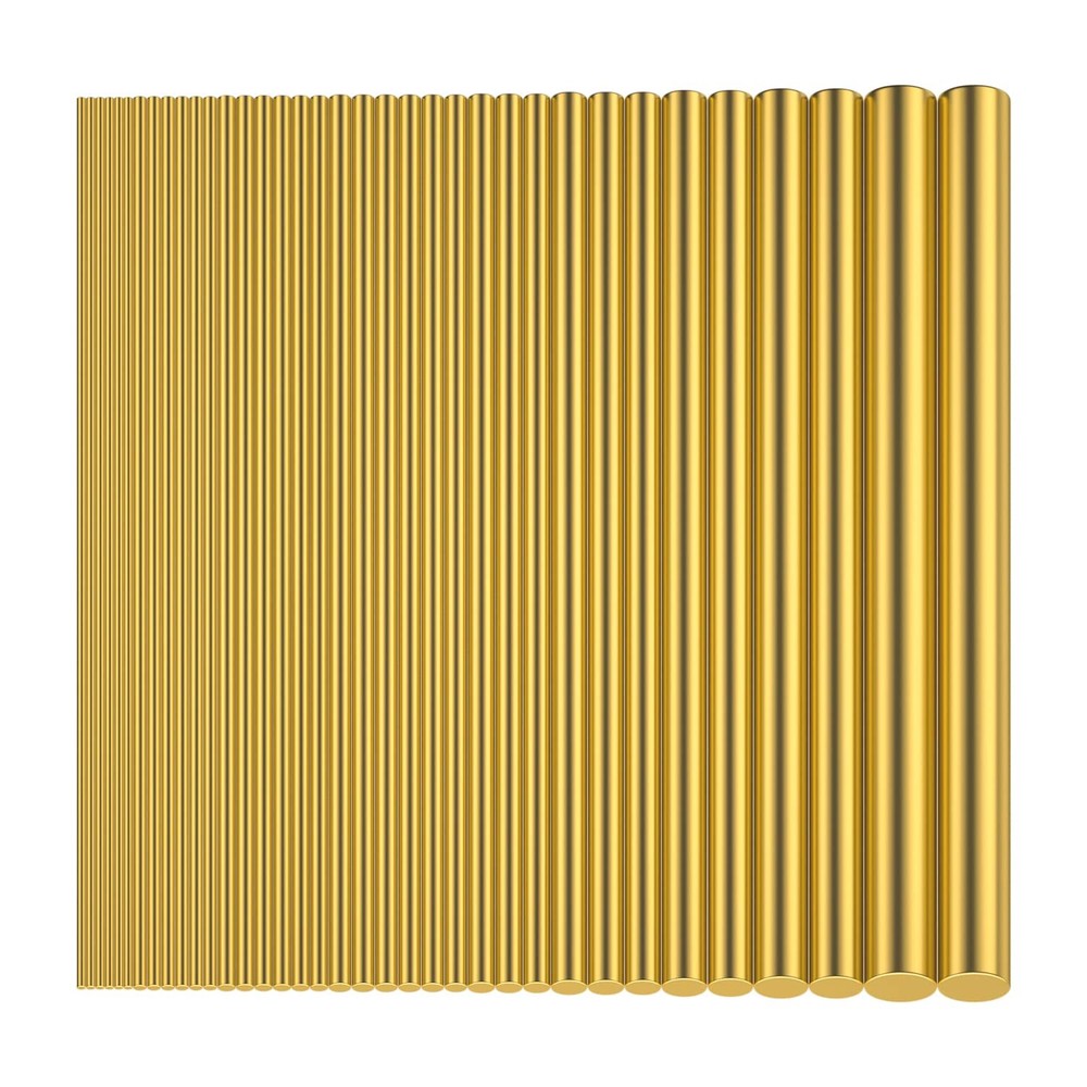 36 Pieces Brass Round Rods, Brass Rods Lathe Bar Stock, 1.0mm, 1.5mm, 2.0mm, …