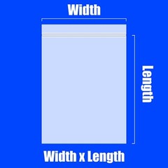 Clear Small Zip Lock 3″x 4″ 4″x 6″ Plastic Bags 2Mil Reclosable Jewelry Baggies