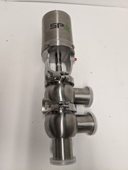 SPX Waukesha W6200013 W62 TT 2 Inch 316L Tri-Clamp Sanitary Divert Valve