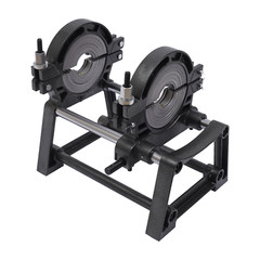 Pipe Fusion Welder 2 Clamps 63-200MM Manual PP PE HDPE Pipe Welding Machine 110V