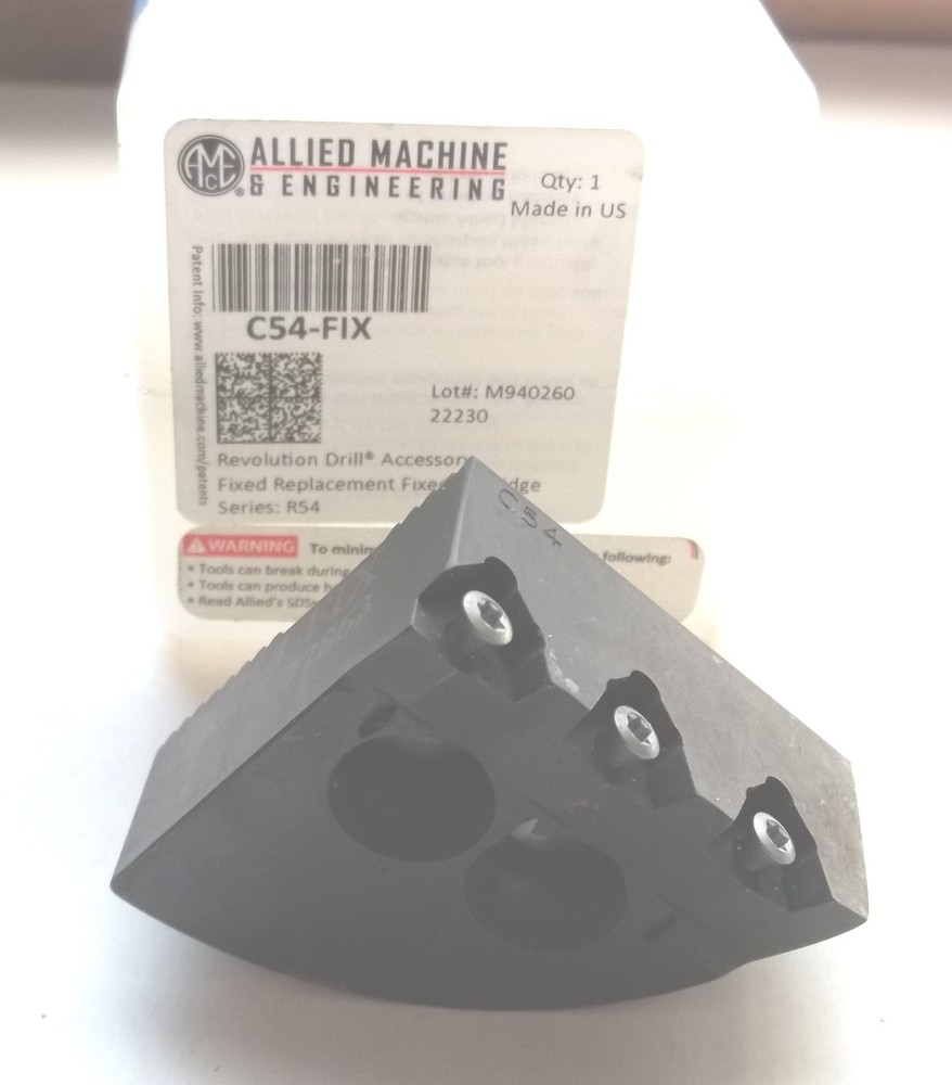 Allied Machine C54-FIX Series R54 Revolution Drill Fixed Indexable Cartridge