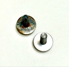 M6 x 18mm Gr5 Titanium Bolt w/free spinning washer & split ring 3000GT (Qty. 20)