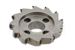 Shars CNC 8″ 90 Degree Indexable Face Mill with 12 APKT 1604 Inserts New L[