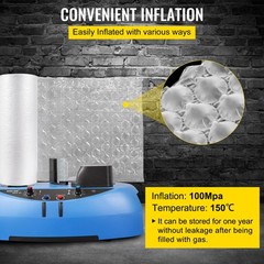 984ft x 16″ Air Cushion Machine Film Bubble Pillow Packaging Padding Roll 2 Pack