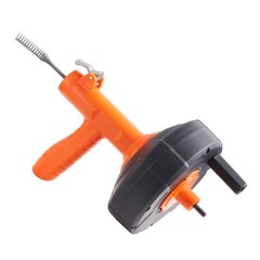 VEVOR 25Ft 1/4″ Plumbing Drain Cleaner Snake Drain Auger Cleaning Clog Remover
