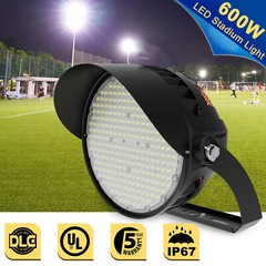 3000W Equivalent LED Stadium Lights 84000LM 600W Commercial Outdoor Flood Light