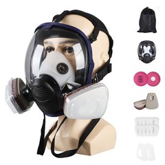 15 in 1 Full Face Gas Mask Respirator Safety Painting Spraying Facepiece 6800
