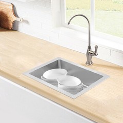 Stainless Steel Floor Mop Sink 22 × 19 × 12 In – 8 In Deep Rectangular Basin