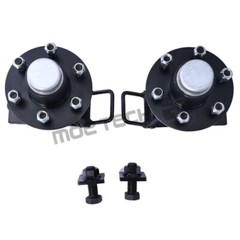 6x 5.5 Lug upgrade Superior Shipping Container Wheels, Bolt-on Spindle Kit NEW
