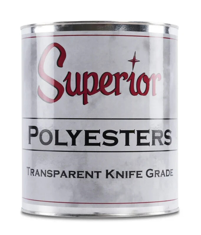 Superior Polyester Adhesive Transparent – Knife Grade – Gallon