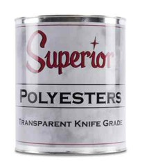 Superior Polyester Adhesive Transparent – Knife Grade – Gallon