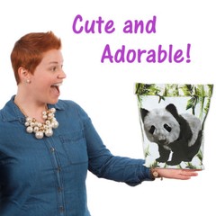 10×13 Tropical Palm Leaves & Panda Bear Poly Mailers, USPS Shipping Mailing Bags