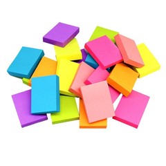 Mini Sticky Notes 1.5×2 Inch Bright Colors SelfStick Pads 24 Pack 1800 Sheets