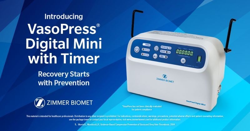 VASOPRESS 🔥 DIGITAL MINI SCD DVT PUMP COMPRESSION ZIMMER BIOMET CTC SUPREME
