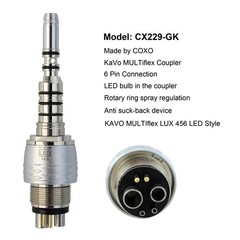 BEING COXO Dental Handpiece High Speed Fiber Optic For KaVo MULTIflex Coupler