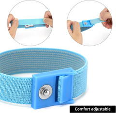 2 Pack ESD Grounding Wrist Straps with 15ft Cords Anti-Static Safety Set ESD Kit