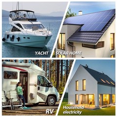 300Ah 12V LiFePO4 Lithium Battery Deep Cycle Built-in BMS For Solar RV Off-grid