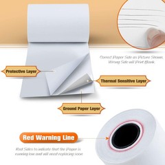 50 Rolls Thermal Receipt Paper 2 1/4 x 50′ Credit Card Cash Register POS Tape