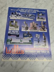 WILLIS MACHINERY AND TOOLS CATALOG LITERATURE SPECS FEATURES INFO BUYERS GUIDE