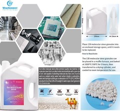 24 LBS 13X Molecular Sieve Desiccant Beads, Reusable Dessicant Moisture Absorber