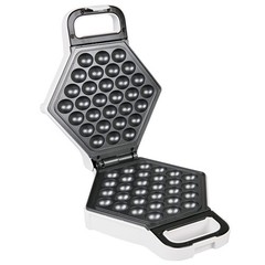 Bubble Waffle Maker- Electric Nonstick Hong Kong Egg Waffler Iron Griddle w Read