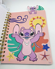 Disney Stitch 4 Tabbed Notebook Journal Aloha Lilo & Stitch Angel NWT