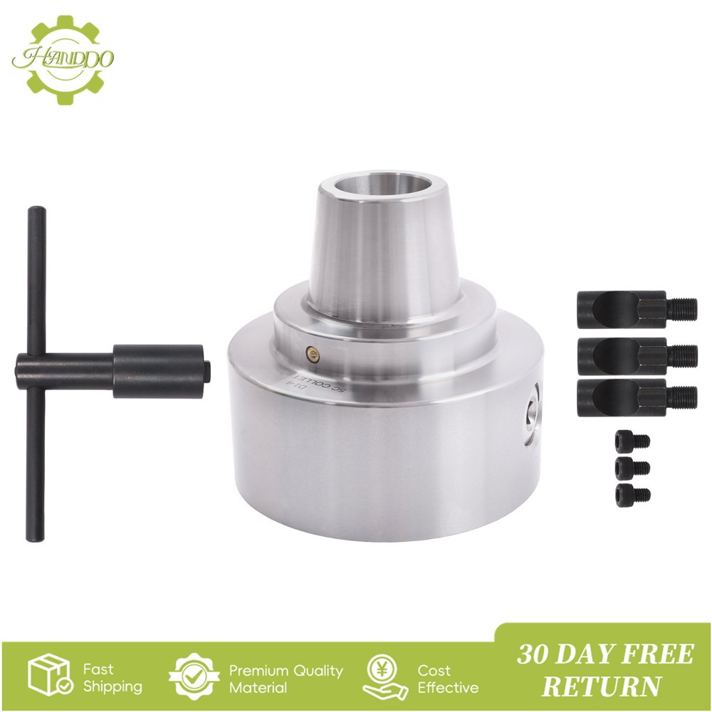 Precision Adjustable 5C 5-C Collet Chuck D1-4 Cam lock Mount for Lathe Tool