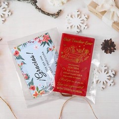 300 Pcs 5×7″ Clear Cellophane Bags Self Adhesive 1.4 Mil for Goodies Gifts
