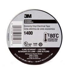 TWO 3M 1400 Electrical.Tape To 176 Degrees F (3/4 In X 60 Ft)