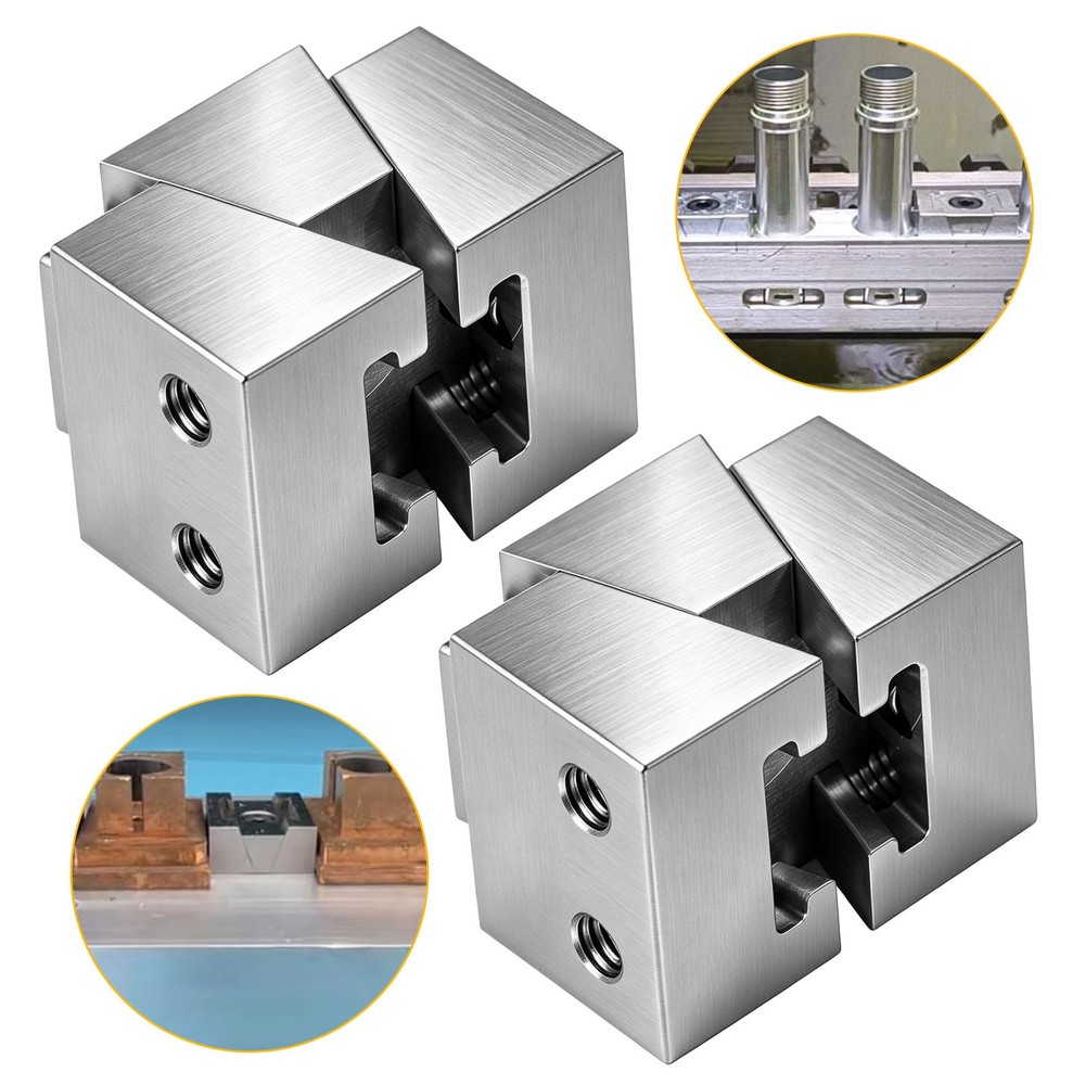 2PCS M6 OK Clamp Fixture CNC Side Clamping Device Bidirectional Workholding Tool