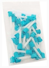 Hexa T-Mixer Teal Mixing Tips, Large 6.5 mm, 48/Pk. 1:1 & 2:1 Ratio