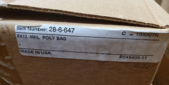 100 PACK – 8″ W x 12″ L, 4MIL Plastic Clear Bags Flat Heat Seal Poly Bag HR