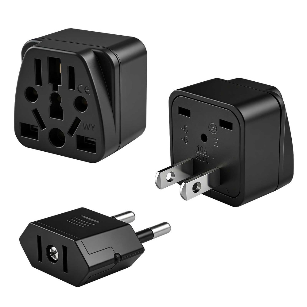 UK to US Plug Adapter, EU to USA Plug Adapter,UK,AU,in,CN,JP,Asia Italy,Brazil