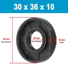 Metric Oil Shaft Seal 27mm – 29mm Dust Grease Seal TC Double Lip w/ Spring