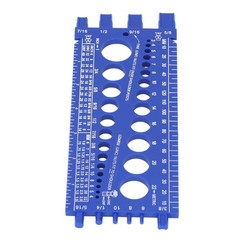 Nut Bolt Thread Gauge Checker M3 to M22 Metric and #4 to 3/4 Imperial Sizes Bolt