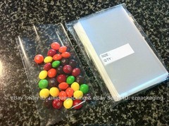 5000 Pcs 3×5 (O) Clear Flat Poly Cello Bags Good for Bakery Cookie Pops Lollipop
