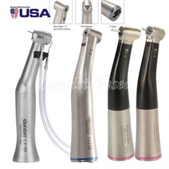 LED Dental Electric Handpiece 1:5 1:1 Contra Angle Fiber Optic High Speed