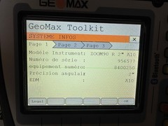 GeoMax Zoom 90 R 2” A10 Robotic Total Station Calibrated / Certified June, 2027