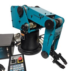 INTELITEK SCORBOT-ER4u Robotic Arm + Controller 000413 + Teach Pendant 001704
