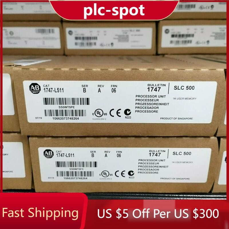 New Factory Sealed AB 1747-L511 SLC 500 CPU Processor Unit Module 1747L511