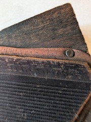 Vintage Wood & Copper Advertising Printing Block Plate 1-3/4x 1-1/4