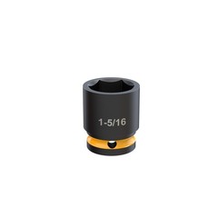 Klutch 3/4in.-Drive 6-Point Chrome Molybdenum Jumbo Impact Socket, 1-5/16in. SAE